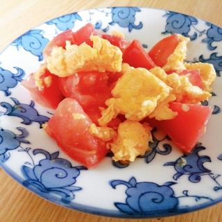 卵とトマトのマヨ炒め